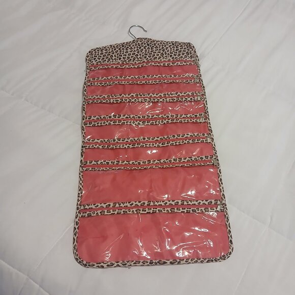 Jewelry - Leopard Print Hanging Jewelry Organizer